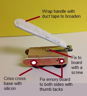 nail clipper board