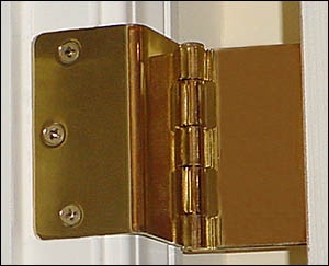 offset hinges door wider
